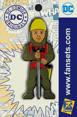 DC Comics Classic SHINING KNIGHT Licensed FanSets Pin MicroJustice All Star Squadron