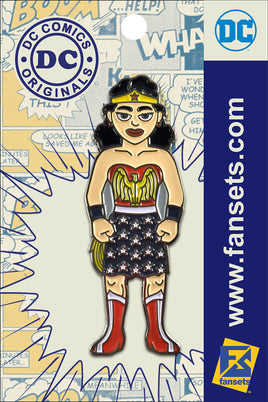 DC Comics Classic WONDER WOMAN 1st APPEARANCE Licensed FanSets Pin MicroJustice