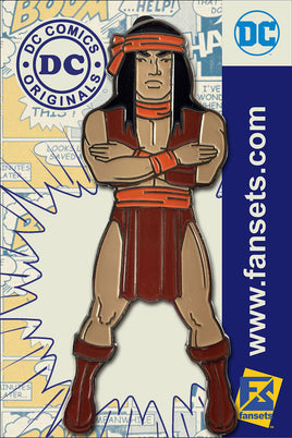 DC Comics Classic APACHE CHIEF Licensed FanSets Pin MicroJustice