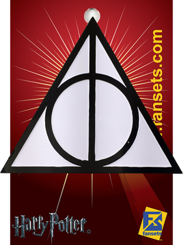 Harry Potter MicroMagic DEATHLY HALLOWS Symbol Licensed FanSets Pin