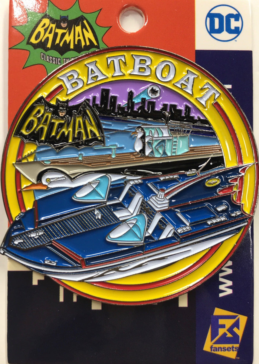 DC Comics Batman 1966 Collection BATBOAT Licensed FanSets Pin MicroJus ...