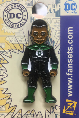 DC Comics Classic JOHN STEWART Green Lantern Licensed FanSets Pin MicroJustice