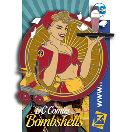 DC Comics Bombshells JESSE QUICK Badge #197 UNRELEASED