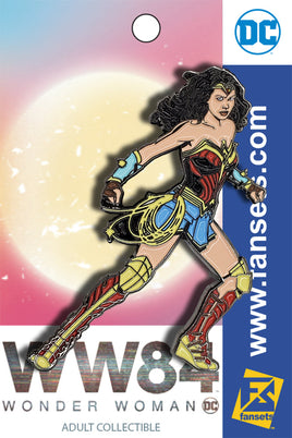 DC Comics WONDER WOMAN 84 FIGHT READY Licensed FanSets Pin MicroJustice